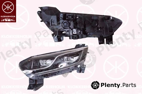 Klokkerholm 60730122A1 — Headlight