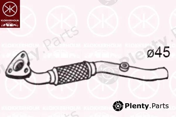 Klokkerholm 50248650 — Exhaust Pipe