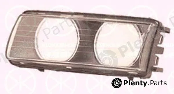 Klokkerholm 00600255A1 — Diffusing Lens, headlight