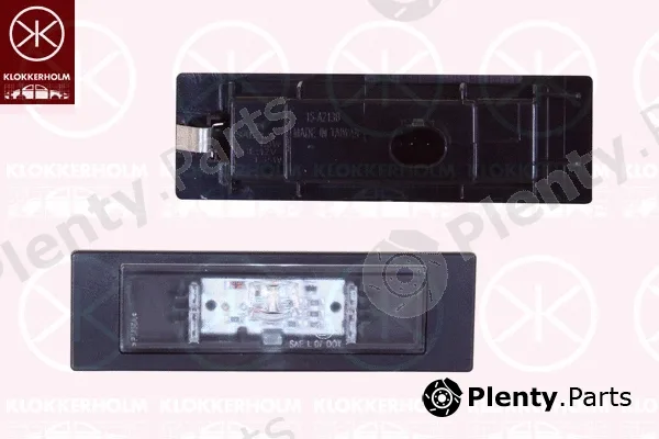 Klokkerholm 00850855 — Licence Plate Light