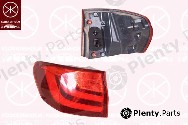 Klokkerholm 00670721 — Tail Light Assembly