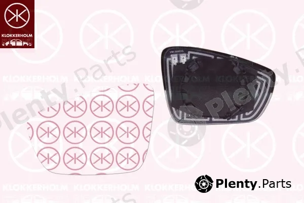 Klokkerholm 95071063 — Mirror Glass, exterior mirror