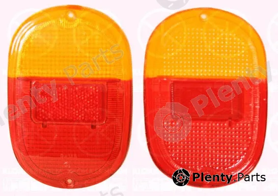 Klokkerholm 95550750 — Lens, tail light assembly
