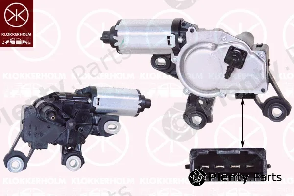 Klokkerholm 00297170 — Wiper Motor