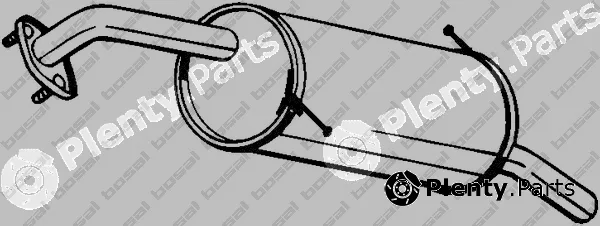 Klokkerholm 171-045 — Rear Muffler