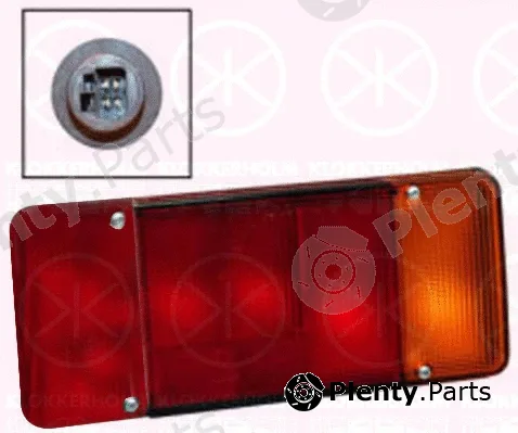 Klokkerholm 20960701 — Tail Light Assembly
