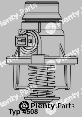 BorgWarner (Wahler) 4508.101D — Thermostat, coolant