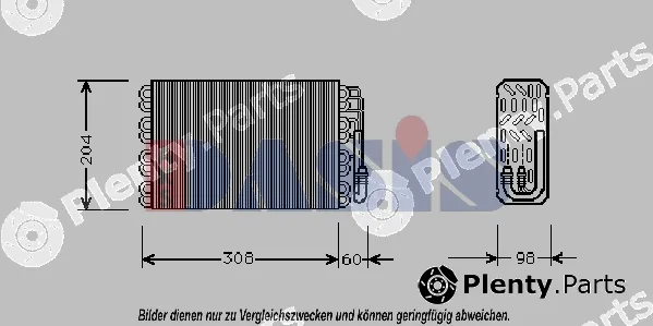 AKS Dasis 821340N — Evaporator, air conditioning