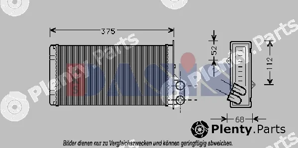 AKS Dasis 189270N — Heat Exchanger, interior heating