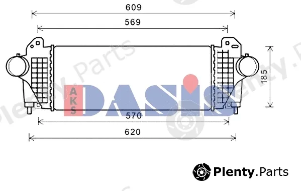AKS Dasis 017004N — Charge Air Cooler