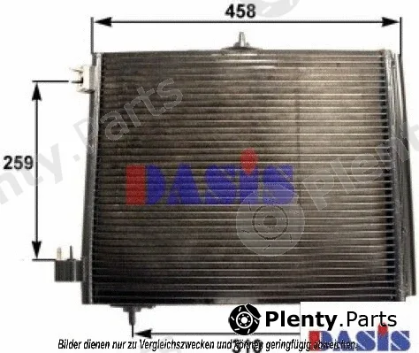 AKS Dasis 062004N — Condenser, air conditioning
