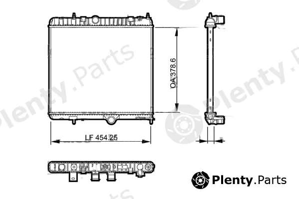 AKS Dasis 060048N — Radiator, engine cooling