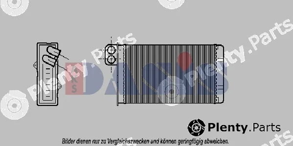 AKS Dasis 069140N — Heat Exchanger, interior heating