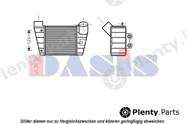 AKS Dasis 487017N — Charge Air Cooler