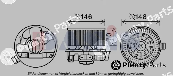 AKS Dasis 188048N — Interior Blower