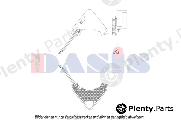 AKS Dasis 700120N — Regulator, interior blower