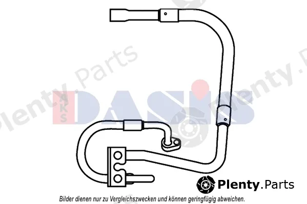 AKS Dasis 885827N — High Pressure Line, air conditioning