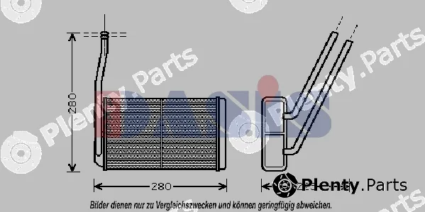 AKS Dasis 029003N — Heat Exchanger, interior heating