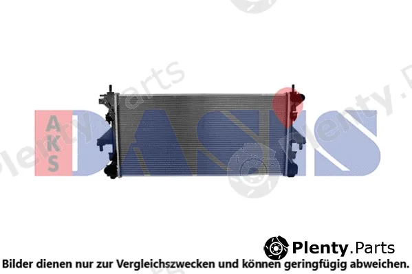 AKS Dasis 080136N — Radiator, engine cooling