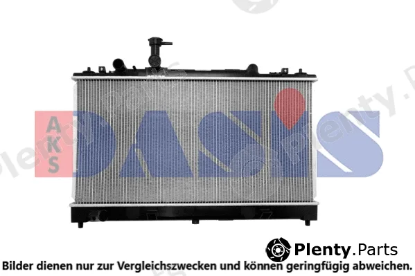 AKS Dasis 110087N — Radiator, engine cooling