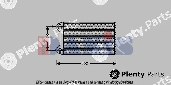AKS Dasis 489006N — Heat Exchanger, interior heating