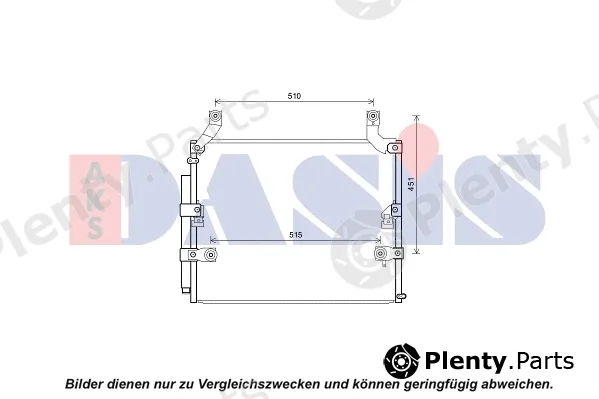 AKS Dasis 212106N — Condenser, air conditioning