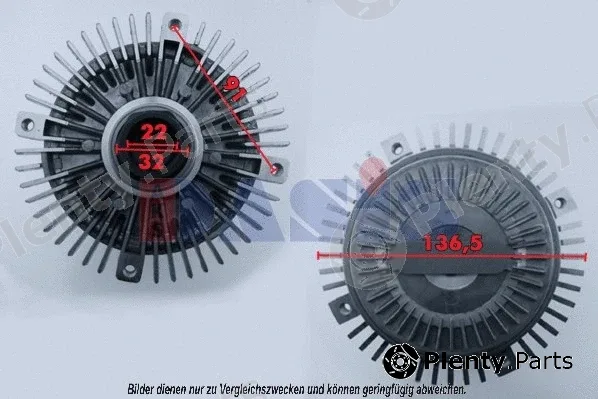 AKS Dasis 058010N — Clutch, radiator fan