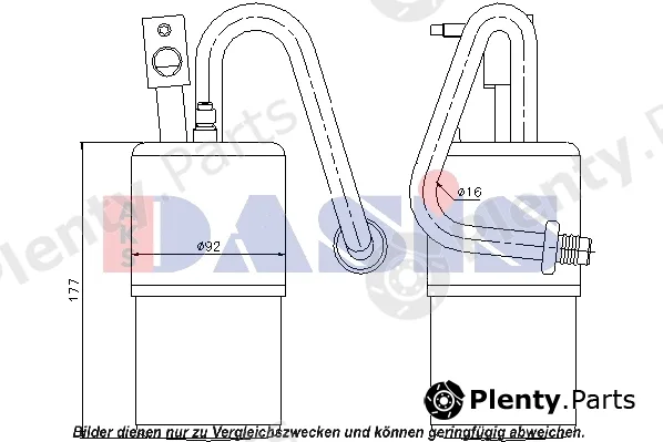 AKS Dasis 800073N — Dryer, air conditioning