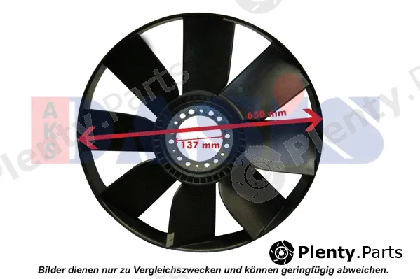 AKS Dasis 268013N — Fan Wheel, engine cooling