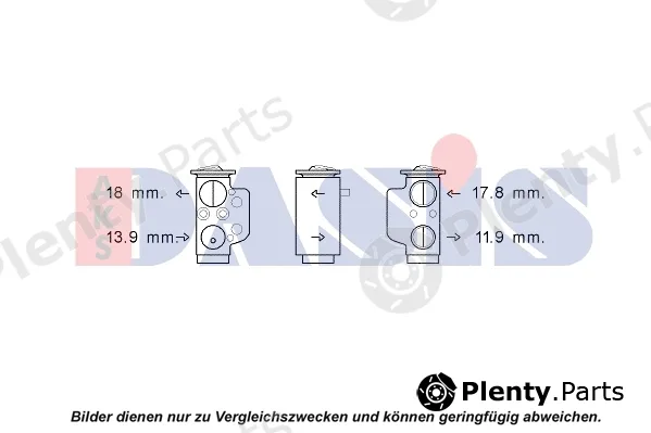 AKS Dasis 840229N — Expansion Valve, air conditioning