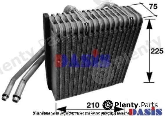AKS Dasis 820166N — Evaporator, air conditioning