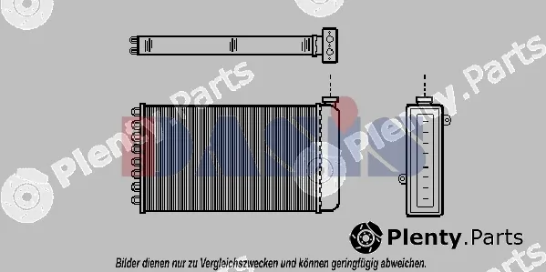 AKS Dasis 029100N — Heat Exchanger, interior heating