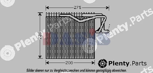 AKS Dasis 820318N — Evaporator, air conditioning