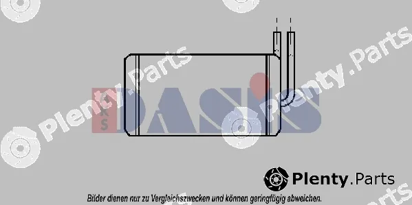 AKS Dasis 159140N — Heat Exchanger, interior heating