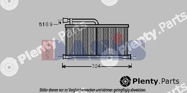 AKS Dasis 489008N — Heat Exchanger, interior heating