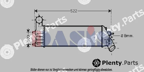 AKS Dasis 167002N — Charge Air Cooler