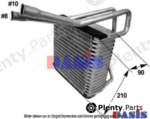 AKS Dasis 820237N — Evaporator, air conditioning