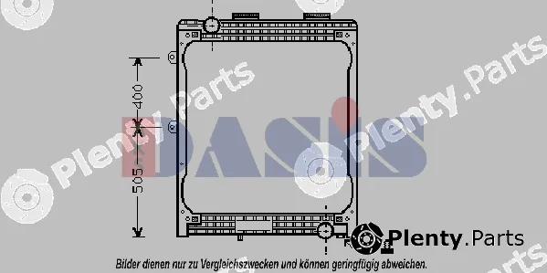AKS Dasis 260140N — Radiator, engine cooling