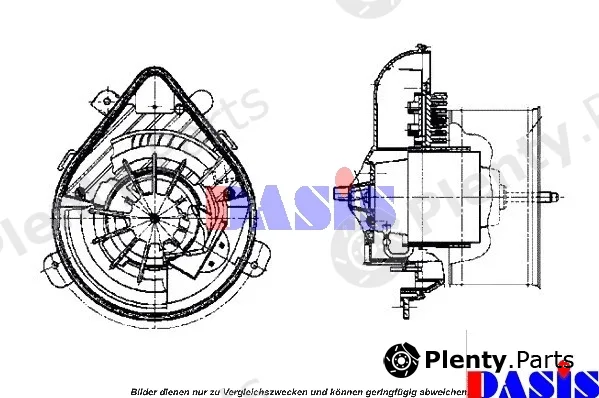 AKS Dasis 068003N — Interior Blower