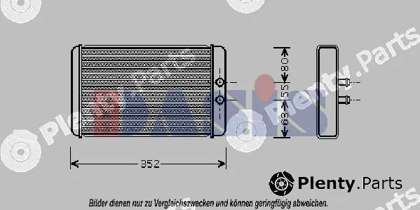 AKS Dasis 089014N — Heat Exchanger, interior heating