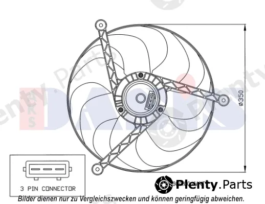 AKS Dasis 048109N — Fan, engine cooling