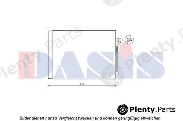 AKS Dasis 052021N — Condenser, air conditioning