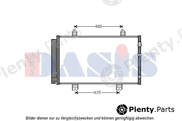 AKS Dasis 212094N — Condenser, air conditioning