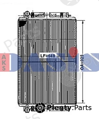 AKS Dasis 130053N — Radiator, engine cooling