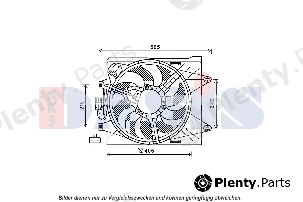 AKS Dasis 088147N — Fan, engine cooling
