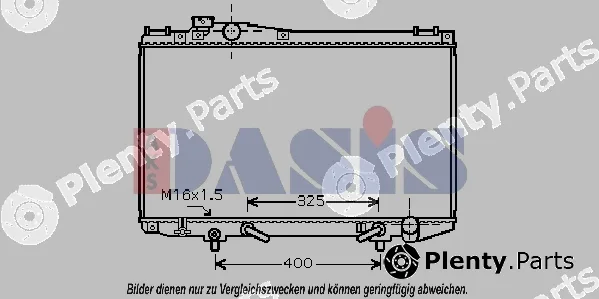 AKS Dasis 210217N — Radiator, engine cooling