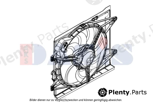 AKS Dasis 088146N — Fan, engine cooling