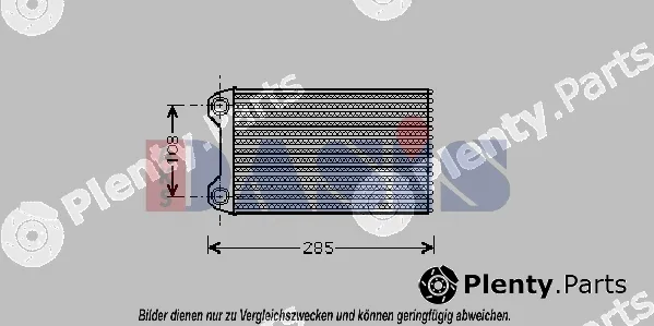 AKS Dasis 489007N — Heat Exchanger, interior heating
