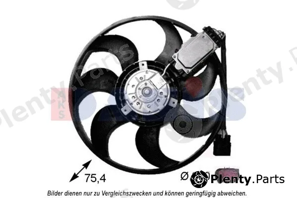 AKS Dasis 048068N — Fan, engine cooling