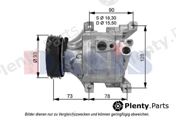AKS Dasis 852675N — Compressor, air conditioning